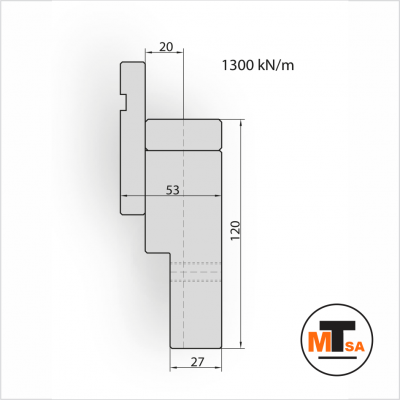 Heavy Duty clamp body - Length 150 mm