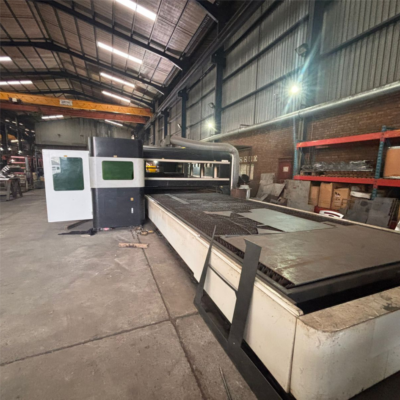 USED 4KW Fiber Laser machine with Tube Attachment