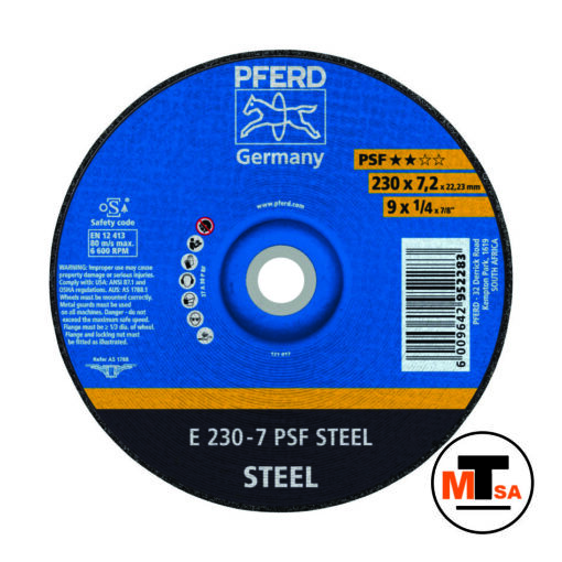 69902097 - PFERD - Grinding Wheel E 230-7 PSF Steel