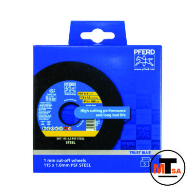 75650782 - PFERD - Cut-off Wheel EHT 115-1.0 PSF Steel (5-Pack)