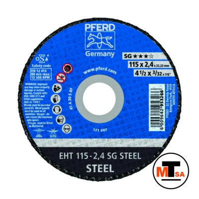 69902485 - PFERD - Cut-Off Wheel EHT 115-2.4 SG Steel