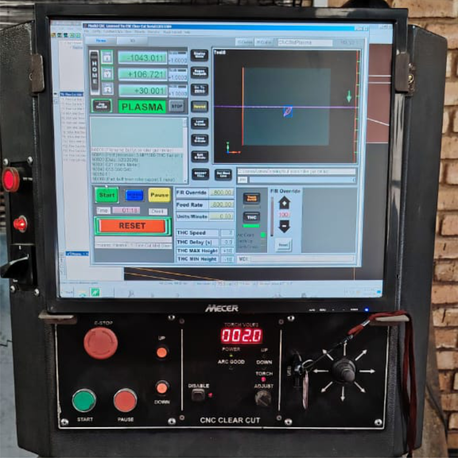 USED Plasma Machine 3m x 1-5m EX-TRAFIRE 100SD - Image 3