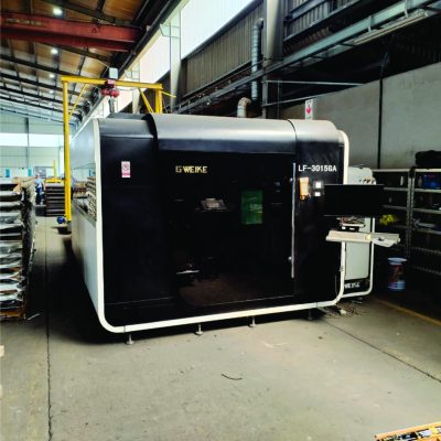 USED 3kw GWEIKE Fiber Laser Cutting Machine 3000x1500