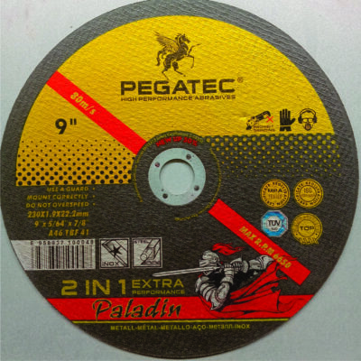 PEGATEC 9”  230x1.9x22.2mm A46 TBF 41