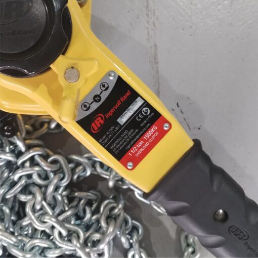 HOIST LEVER 1.5TONX3M LIFT CW OLL IGNERSOLL RAND KL150V-10 - Image 3