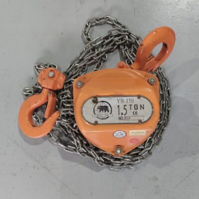 CHAIN BLOCK 1500KG UN-CHAINED YB150 BLACK BEAR