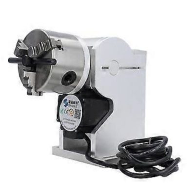 NEW 80mm rotary chuck (Add On for30 and 50watt Laser Markers)